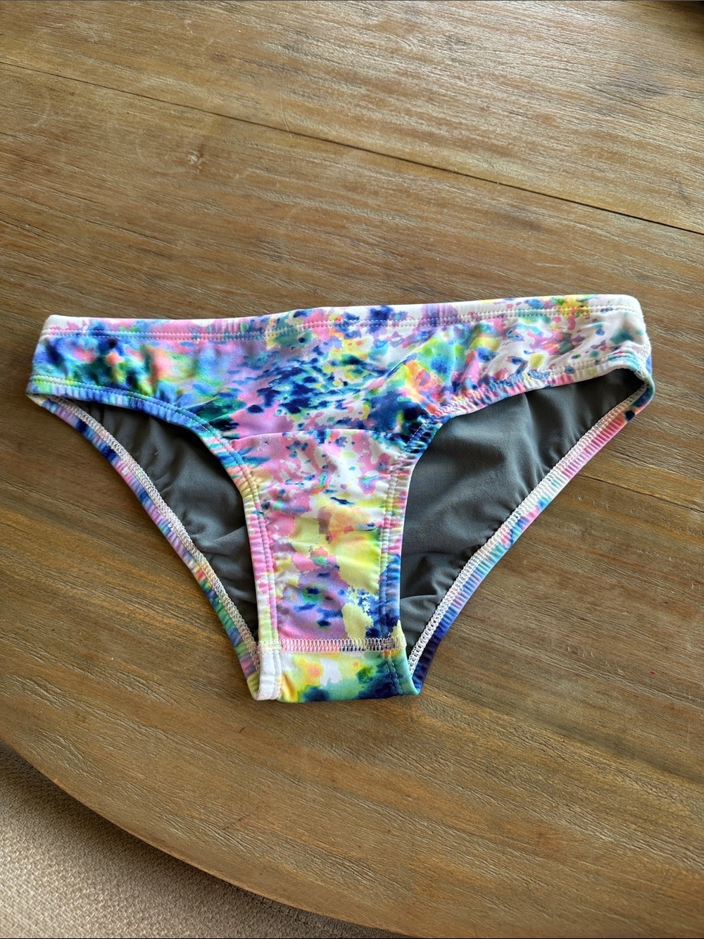 Jolyn Clothing Multicolor Tie-Dye Bikini Bottoms ANDY